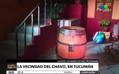 Una réplica de "La vecindad del Chavo" en Tucumán
