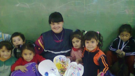 La historia de la maestra argentina de preescolar con síndrome de down