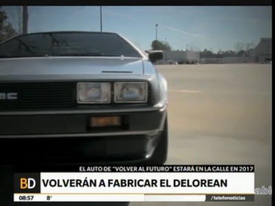 Vuelve al mercado el DeLorean, el auto de "Volver al Futuro"