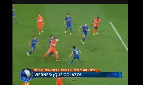 El golazo del viernes