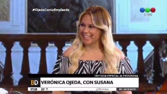 Verónica Ojeda se confesó con Susana Giménez: "Con Diego era una geisha"