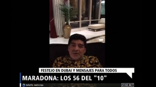 Maradona: los 56 del "10"