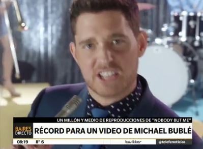 Récord para un video de Michael Bublé