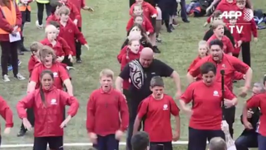 El "Haka" más grande del mundo