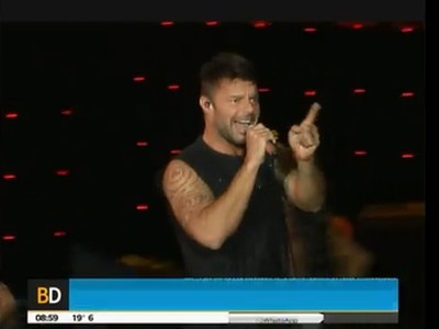 Ricky Martín hizo bailar a Córdoba