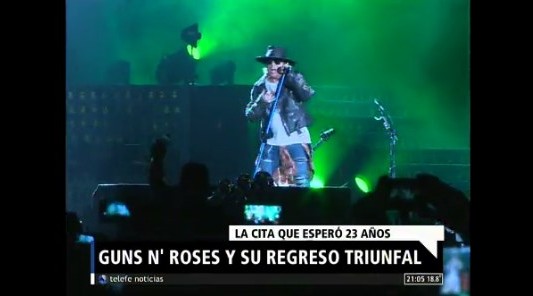Guns N' Roses y su regreso triunfal