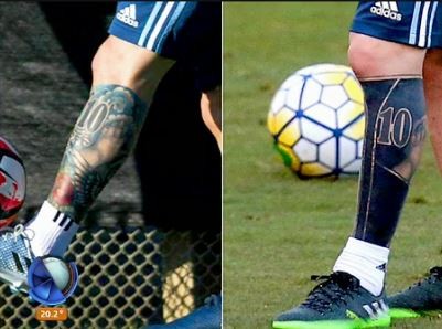 El nuevo tatuaje de Messi
