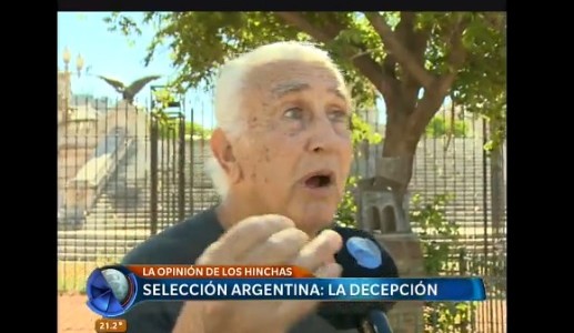 La decepción de la gente por la selección argentina