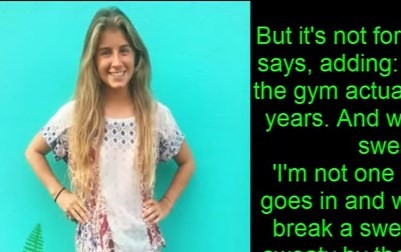 na joven lleva un año sin usar desodorante pero asegura que no huele mal porque es vegana