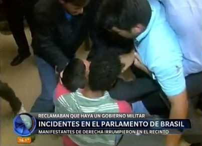 Brasil: manifestantes ocuparon sede del Parlamento