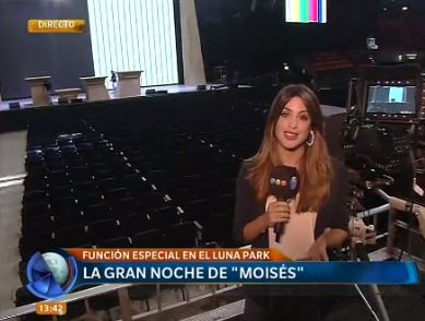 Todo listo en el Luna Park para "Moisés El Especial"