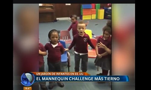 El "mannequin challenge" más tierno