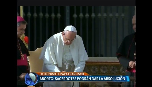 El Papa permite a los sacerdotes que concedan el perdón por aborto