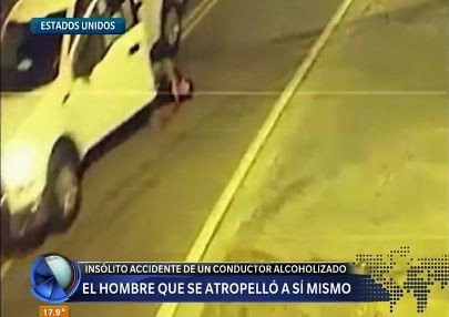 El hombre que se atropelló a sí mismo