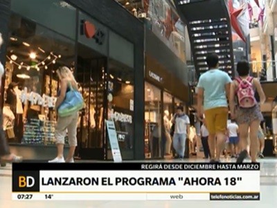 Lanzaron el programa "Ahora 18"