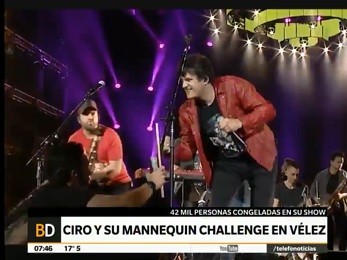 El desafío maniquí más grande del mundo fue en Vélez con Ciro y los Persas