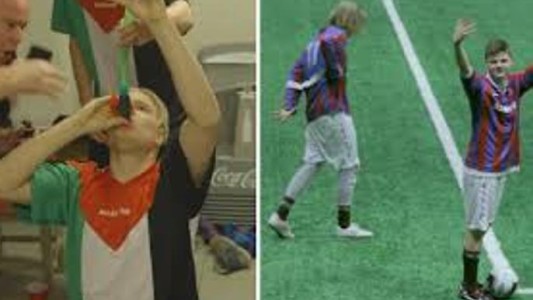 Video bizarro: el grupo de noruegos que inventó el campeonato de fútbol para borrachos