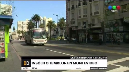 Un sismo sacudió a Montevideo