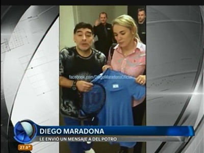 El mensaje de Maradona a Del Potro