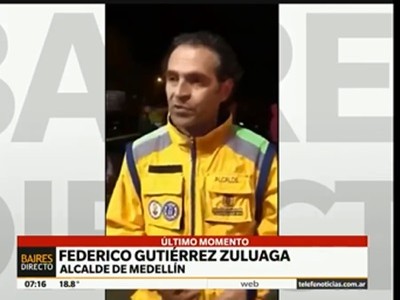 Alcalde de Medellín: "lo importante es salvar vidas"
