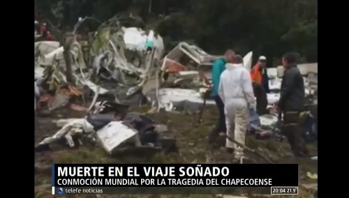 Conmoción mundial por la tragedia de Chapecoense