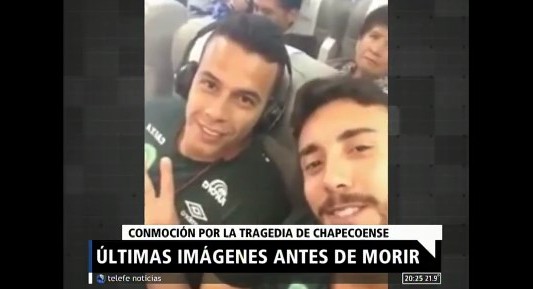 La tragedia del Chapecoense: la última foto y el video antes de subir al avión