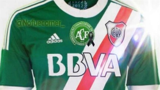 River usará una camiseta verde en homenaje a las víctimas del Chapecoense