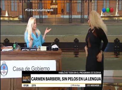 Carmen Barbieri mostró su nueva figura y habló de su chip sexual