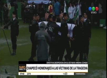 Chapecó homenajeó a las víctimas de la tragedia