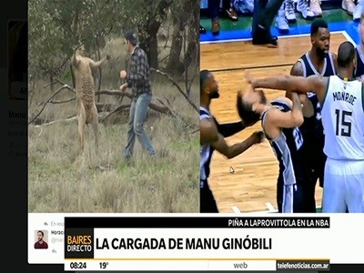 La cargada de Manu Ginóbili