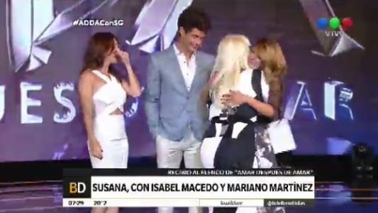 El elenco de "Amar después de amar", con Susana Giménez