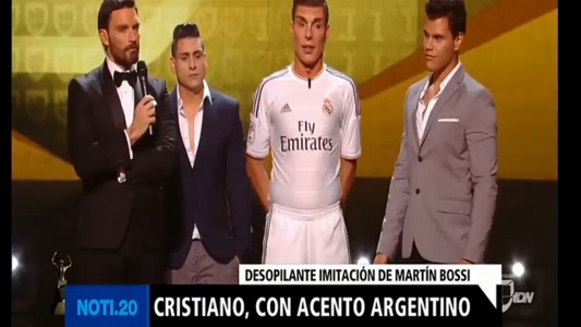 Cristiano, con acento argentino