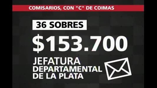 Sobres con coimas: prisión preventiva para nueve comisarios bonaerenses
