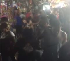 Tiros y corridas en la feria de La Salada