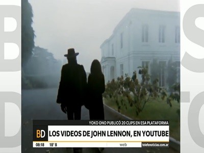 Yoko Ono subió 20 clips con canciones John Lennon a Youtube