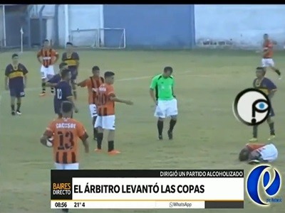 Un árbitro alcoholizado en una final juvenil en Uruguay