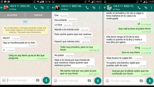 La historia viral de Kevin: lo confundieron con otra persona en el WhatsApp