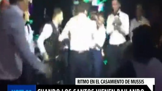 El frenético baile de los jugadores de San Lorenzo