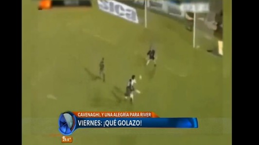 Cavenaghi, en el golazo del viernes