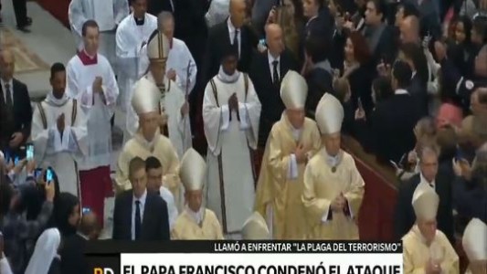 El Papa condenó el atentado de Estambul
