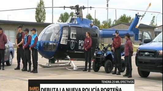 Debuta la nueva policía porteña