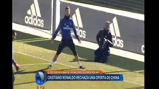 Cristiano Ronaldo rechazó una millonaria oferta de China