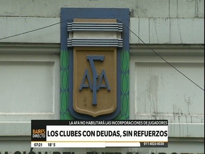 Los clubes con deuda no podrán sumar refuerzos
