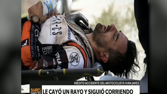 Dakar 2017: Le cayó un rayo en plena carrera y siguió corriendo