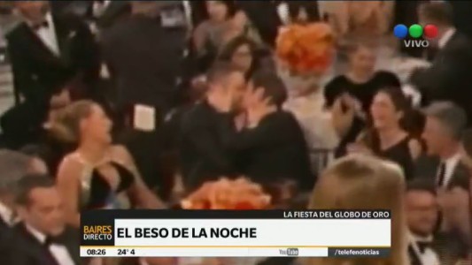 El beso en los Globos de Oro que fue furor en las redes sociales