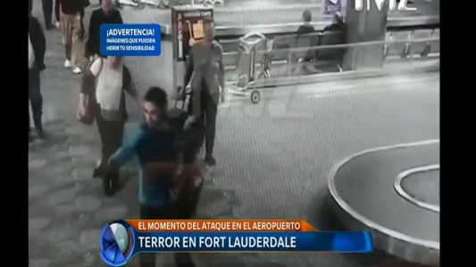 Video: el pánico de los pasajeros tras el tiroteo en el aeropuerto de Florida