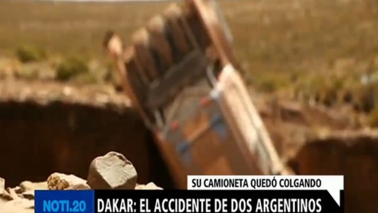 Dakar: el accidente de dos argentinos