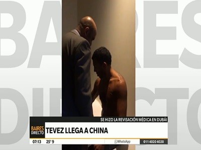 Tévez se hizo la revisión medica y se unira al Shangai Shenhua