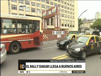 El rally Dakar llega a Buenos Aires y el tránsito se complica