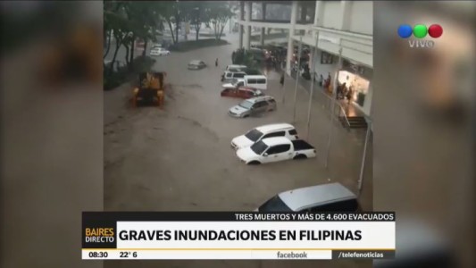 Graves inundaciones en Filipinas
